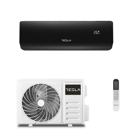 Aparat de aer conditionat Tesla Select Style TT34EX82BM-1232IAW, 12000 BTU, Inverter, A++/A+, Wi-Fi, Display LED, Negru